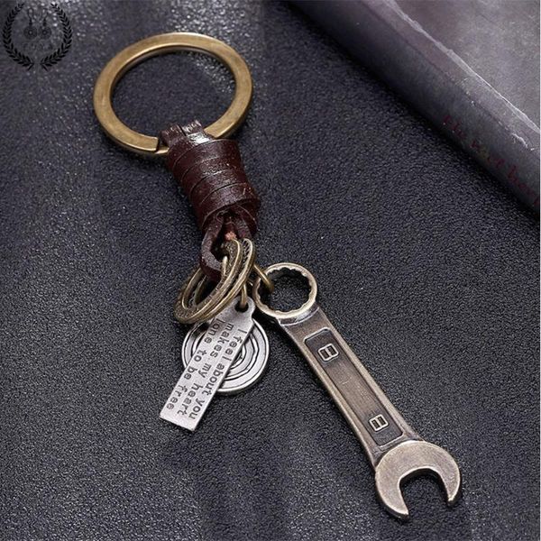 2020 new useful alloy spanner keychain fashion wrench antique golden key ring chain creative keyfob tools wholesale, Silver
2020 new useful alloy spanner keychain fashion wrench antique golden key ring chain creative keyfob tools wholesale, Silver