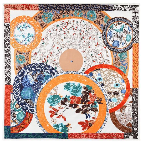 2020 wholesale new silk scarf women large shawls stoles print square scarves echarpes foulards femme wrap bandanas 130*130cm, Blue;gray
2020 wholesale new silk scarf women large shawls stoles print square scarves echarpes foulards femme wrap bandanas 130*130cm, Blue;gray