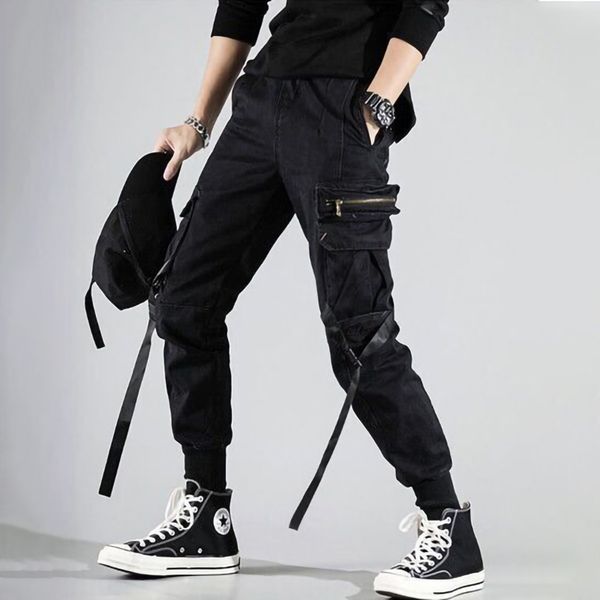 men's pants streetwear black cargo men fashion joggers sweatpants japanese loose casual ankle length trousers
men's pants streetwear black cargo men fashion joggers sweatpants japanese loose casual ankle length trousers