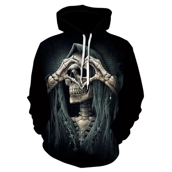 2019 new skull hoodie 3d-printed funny hip hop sweatshirt cowboy hoodie fall jacket men's wear, Black
2019 new skull hoodie 3d-printed funny hip hop sweatshirt cowboy hoodie fall jacket men's wear, Black