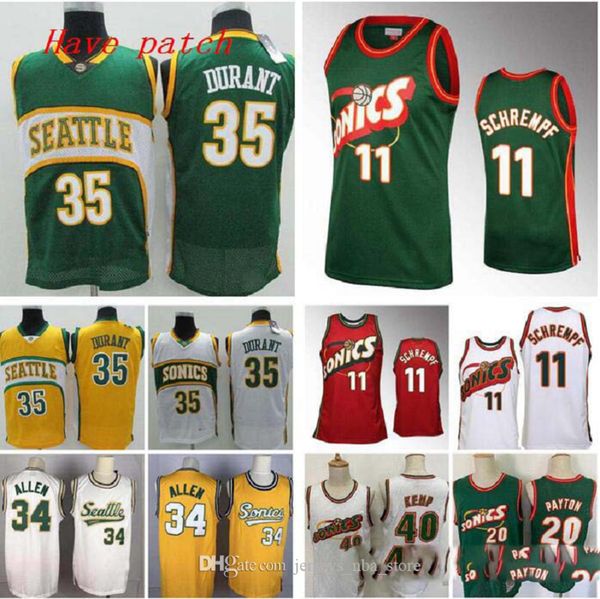 men's basketball seattle supersonics 35 durant 11 schrempf 20 payton 34 allen 40 kemp retro home swingman jersey 04 07, Black;red
men's basketball seattle supersonics 35 durant 11 schrempf 20 payton 34 allen 40 kemp retro home swingman jersey 04 07, Black;red