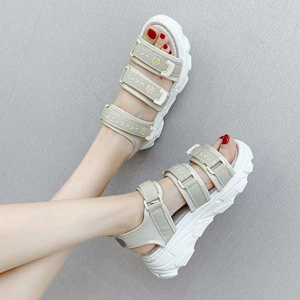 sandals women 2020 new summer flat bottomed and versatile fashion sports muffin shoes thick soled student beach shoes, Black
sandals women 2020 new summer flat bottomed and versatile fashion sports muffin shoes thick soled student beach shoes, Black