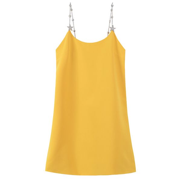 casual dresses runway rhinestone pearl chain shoulder strap luxury sleeveless dress black yellow summer club backless mini clothing, Black;gray
casual dresses runway rhinestone pearl chain shoulder strap luxury sleeveless dress black yellow summer club backless mini clothing, Black;gray
