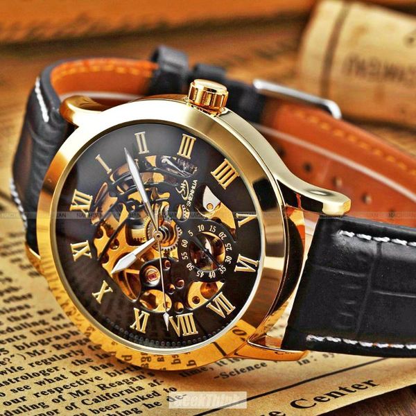 shenhua new brand mens watches luxury black automatic mechanical wrist watches male self-wind leather skeleton relogio masculino, Slivery;brown
shenhua new brand mens watches luxury black automatic mechanical wrist watches male self-wind leather skeleton relogio masculino, Slivery;brown