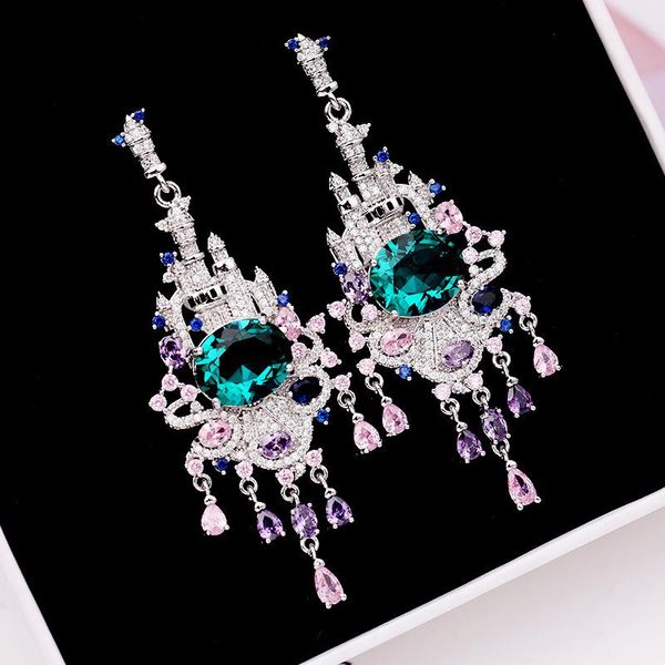 fashion- women fashion castle earromgs luxury wedding jewelry 925 silver bling cubic zirconia female long earrings
fashion- women fashion castle earromgs luxury wedding jewelry 925 silver bling cubic zirconia female long earrings