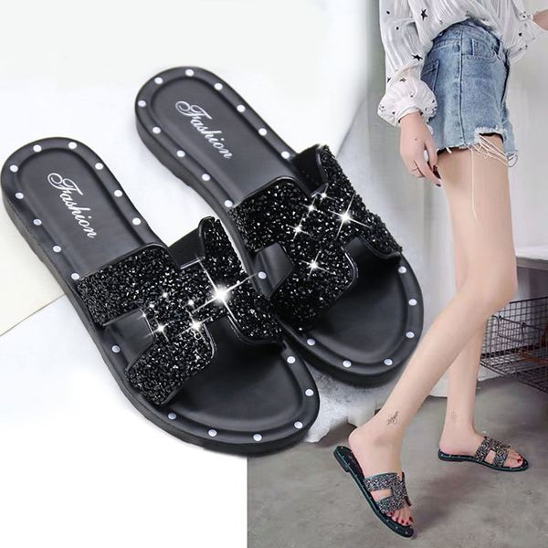 glitter slippers women summer beach shoes lazy flipflops flat ladies slippers 2020 new arrival womens outdoor sandals
glitter slippers women summer beach shoes lazy flipflops flat ladies slippers 2020 new arrival womens outdoor sandals
