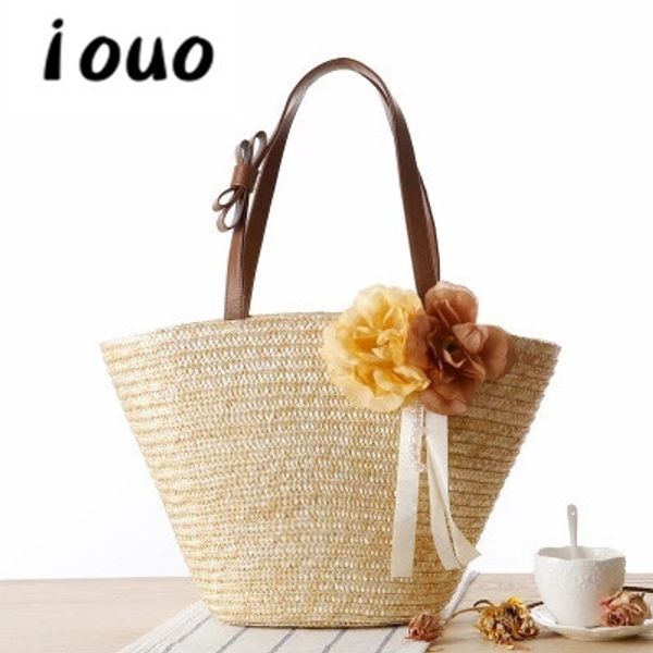 iouo authentic ladies handbags rural flowers straw bag solid color shoulder hand-woven bag beach female
iouo authentic ladies handbags rural flowers straw bag solid color shoulder hand-woven bag beach female