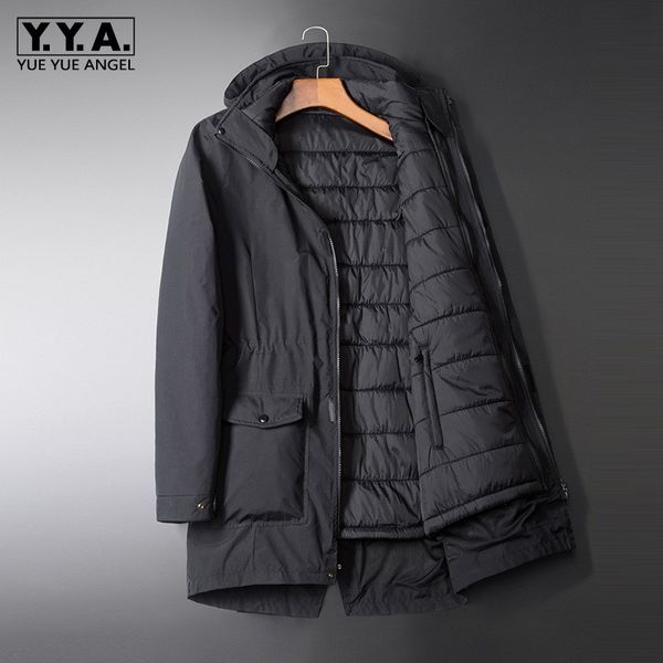 men's down & parkas winter mens mid long warm two piece parka windbreaker hoody jacket plus size -8xl male thick overcoat outerwear, Black
men's down & parkas winter mens mid long warm two piece parka windbreaker hoody jacket plus size -8xl male thick overcoat outerwear, Black