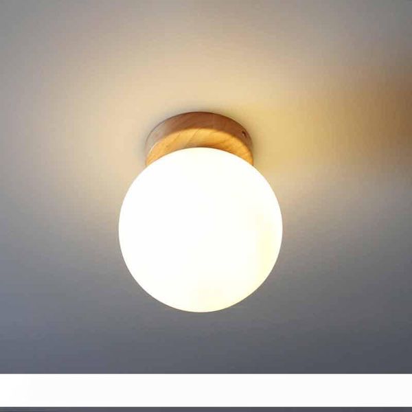 Modern Wood Glass Ceiling Lights Surface Mounted Platfond Ceiling Lamp Spherical Originality Bed Room Living Room Lights
Modern Wood Glass Ceiling Lights Surface Mounted Platfond Ceiling Lamp Spherical Originality Bed Room Living Room Lights