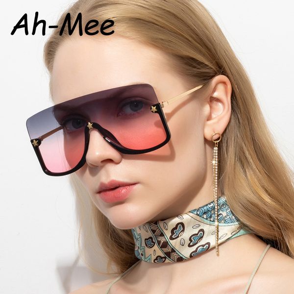 oversized square sunglasses women gradient lens sun glasses for female designer men vintage half frame flat eyewear uv400, White;black
oversized square sunglasses women gradient lens sun glasses for female designer men vintage half frame flat eyewear uv400, White;black