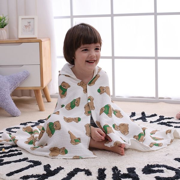 new cap cap baby hat cotton four-layer gauze children's bath towel baby hat cotton candy cloak cartoon infant cloak
new cap cap baby hat cotton four-layer gauze children's bath towel baby hat cotton candy cloak cartoon infant cloak