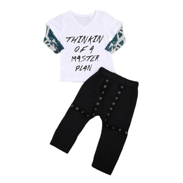 infant newborn baby boys fashion set clothing print patchwork sleeve t-shirt long pants 2pcs outfits set 0-24m, White
infant newborn baby boys fashion set clothing print patchwork sleeve t-shirt long pants 2pcs outfits set 0-24m, White