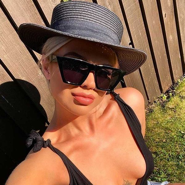fashion square sunglasses women vintage cat eye design sun glasses female male personality cool retro black cateye oculos, White;black
fashion square sunglasses women vintage cat eye design sun glasses female male personality cool retro black cateye oculos, White;black