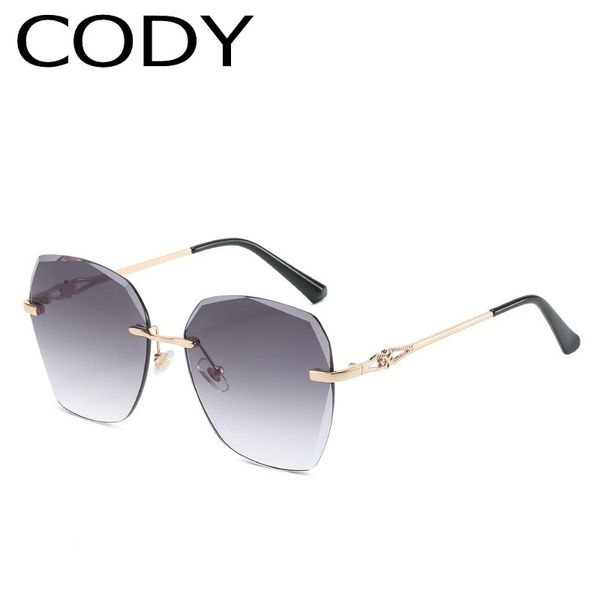 sunglasses qs026 fashion rimless women design gradient gray lens female alloy frame vintage sun glasses uv400, White;black
sunglasses qs026 fashion rimless women design gradient gray lens female alloy frame vintage sun glasses uv400, White;black