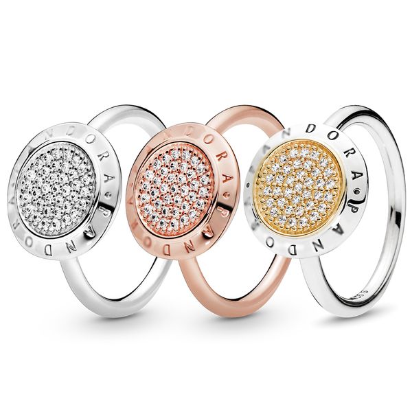 925 sterling silver signet pave statement ring luxury designer jewelry women cz stones diamond rose gold wedding rings with pandora logo box, Slivery;golden
925 sterling silver signet pave statement ring luxury designer jewelry women cz stones diamond rose gold wedding rings with pandora logo box, Slivery;golden