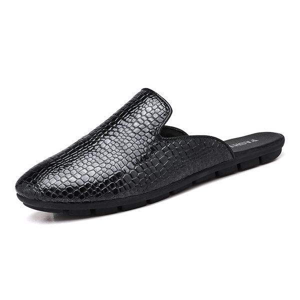 men slippers outdoor footwear beach sandals water shoes men classic casual flat breathable crocodile pattern flats, Black
men slippers outdoor footwear beach sandals water shoes men classic casual flat breathable crocodile pattern flats, Black