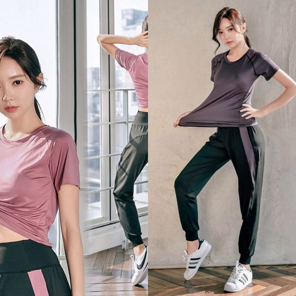 gazrd sports suit sportswear women's summer fashion fitness online celebrity gym running loose quick-drying morning running sportswear, White;red
gazrd sports suit sportswear women's summer fashion fitness online celebrity gym running loose quick-drying morning running sportswear, White;red