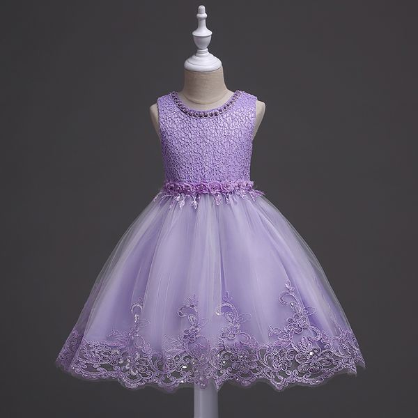 Fashion Sleeveless Full Lace Flower Girl Dresses for Weddings Keen Length Cheap Girl Pageant Gowns Kids Princess Communion Dress
Fashion Sleeveless Full Lace Flower Girl Dresses for Weddings Keen Length Cheap Girl Pageant Gowns Kids Princess Communion Dress