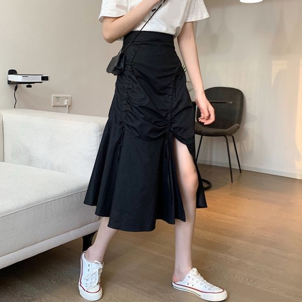 irregular summer 2020 split short split new high waist side slit skirt women's pleated design black skirt
irregular summer 2020 split short split new high waist side slit skirt women's pleated design black skirt