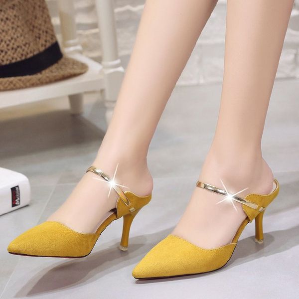 women's shoes sandals europe and the united states spring new women's shoes baotou ladies mid heel breathable women'sshoes, Black
women's shoes sandals europe and the united states spring new women's shoes baotou ladies mid heel breathable women'sshoes, Black