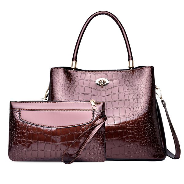 2 pieces solid color alligator pattern women's handbag bags for women 2020 bolsos para mujer luxury bag crossbody bags for women
2 pieces solid color alligator pattern women's handbag bags for women 2020 bolsos para mujer luxury bag crossbody bags for women