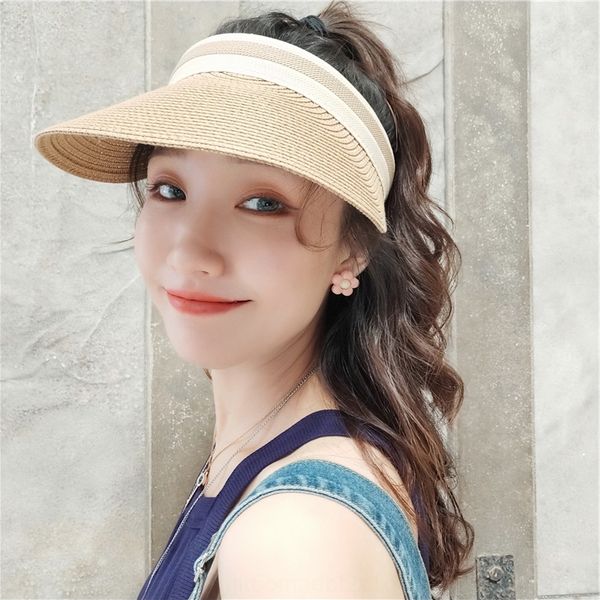 women's summer 2020 new straw korean all-match empty straw sunscreen hat beach outdoor fashion sunscreen hat, Blue;gray
women's summer 2020 new straw korean all-match empty straw sunscreen hat beach outdoor fashion sunscreen hat, Blue;gray