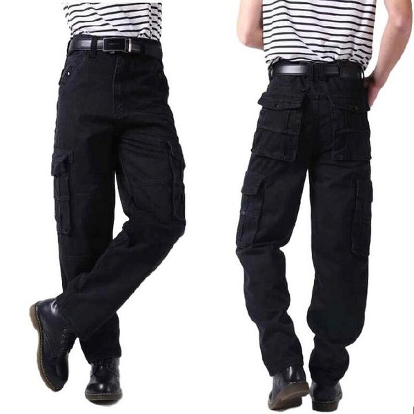 2020 multi-pocket cargo jeans hip-hop denim pants men's large pocket denim trousers increase men's plus size casual skate jeans, Blue
2020 multi-pocket cargo jeans hip-hop denim pants men's large pocket denim trousers increase men's plus size casual skate jeans, Blue