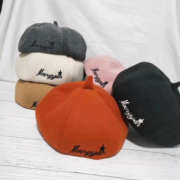 seasonal woolen beret female korean new painter beret octagonal style embroidered letter octagonal hat all-match pumpkin painter hat, Blue;gray
seasonal woolen beret female korean new painter beret octagonal style embroidered letter octagonal hat all-match pumpkin painter hat, Blue;gray