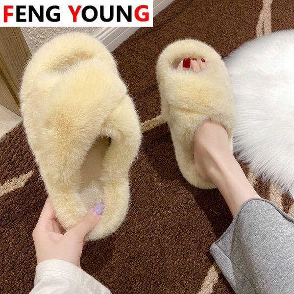 slippers female indoor non-slip cross hairy slipers women 2020 home furry slippers ladies autumn winter new fashion cotton, Black
slippers female indoor non-slip cross hairy slipers women 2020 home furry slippers ladies autumn winter new fashion cotton, Black