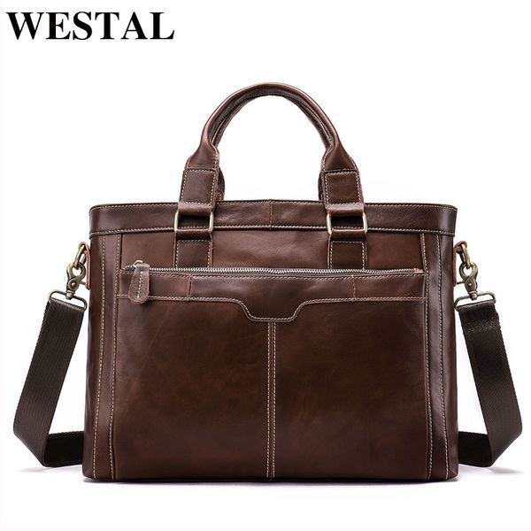 westal mens briefcase genuine leather computer bags messenger bag men leather lapbag for men document bags business 8525
westal mens briefcase genuine leather computer bags messenger bag men leather lapbag for men document bags business 8525