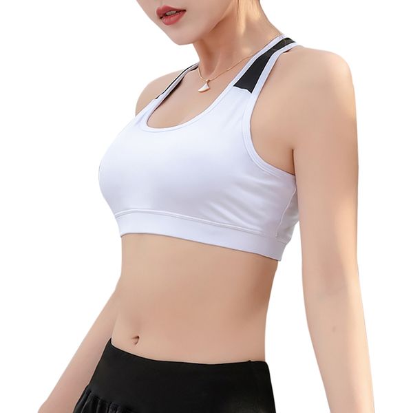 gym clothing sports bra women breathable wire padded sport yoga ,seamless brassiere, White;black
gym clothing sports bra women breathable wire padded sport yoga ,seamless brassiere, White;black