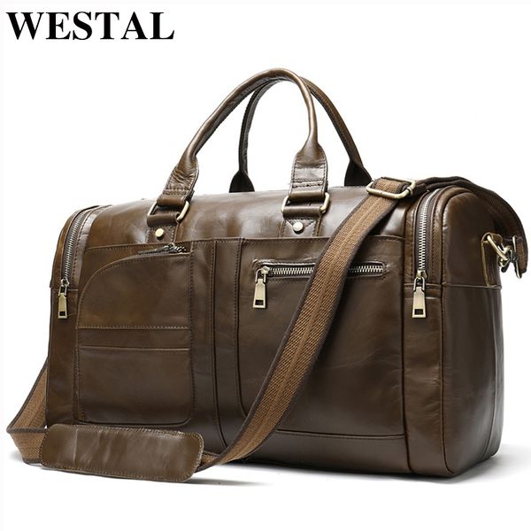 westal men's travel bag genuine leather duffle bag men's overnight vingate weekend leather travel bag luggage business cx200711
westal men's travel bag genuine leather duffle bag men's overnight vingate weekend leather travel bag luggage business cx200711