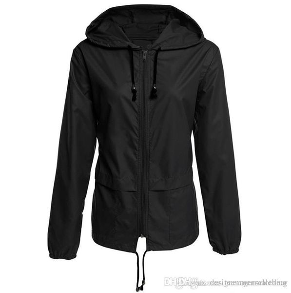 hooded womens designer jackets waterproof loose womens outerwear with zipper active fashion female coats apparel, Black;brown
hooded womens designer jackets waterproof loose womens outerwear with zipper active fashion female coats apparel, Black;brown