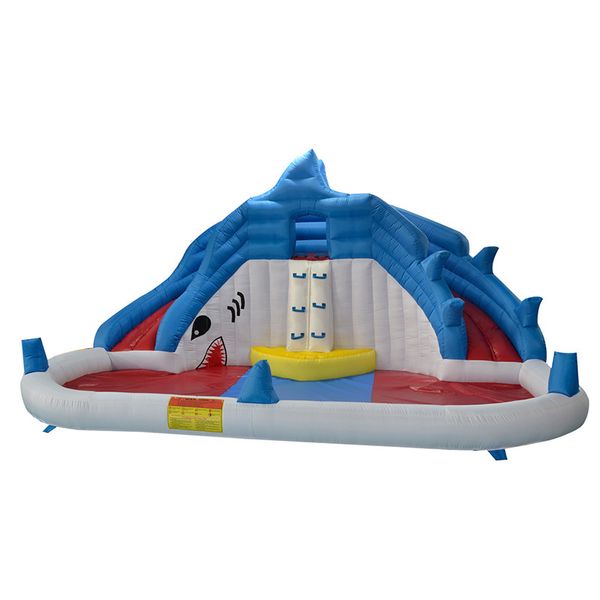 backyad shark inflatable water slide pool inflatable pool with slide splash bounce house shark water park swimming pool with air blower
backyad shark inflatable water slide pool inflatable pool with slide splash bounce house shark water park swimming pool with air blower