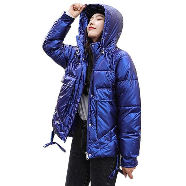 women's down & parkas ladies glossy short women winter jacket coat warm hodded soft cotton padded outerwear jackets female, Black
women's down & parkas ladies glossy short women winter jacket coat warm hodded soft cotton padded outerwear jackets female, Black