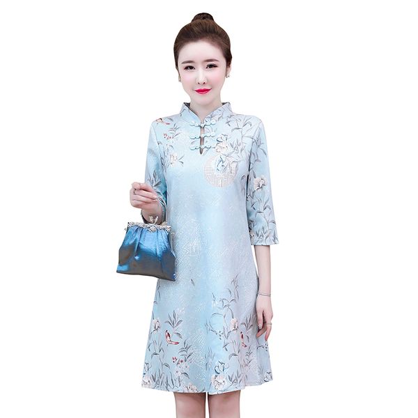 ethnic clothing large size cheongsam 2021 spring summer national style retro improved printed medium-length qipao dresses 4xl 5xl, Red
ethnic clothing large size cheongsam 2021 spring summer national style retro improved printed medium-length qipao dresses 4xl 5xl, Red