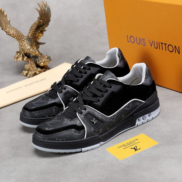 new19 luxury high-quality casual men's shoes fashion all-match sports shoes outdoor comfortable men's shoes original box packaging, Black
new19 luxury high-quality casual men's shoes fashion all-match sports shoes outdoor comfortable men's shoes original box packaging, Black