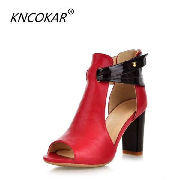 kncokar 2020 summer new style fashionable and comfortable color fish mouth genuine leather high heel big zip female shoes, Black
kncokar 2020 summer new style fashionable and comfortable color fish mouth genuine leather high heel big zip female shoes, Black
