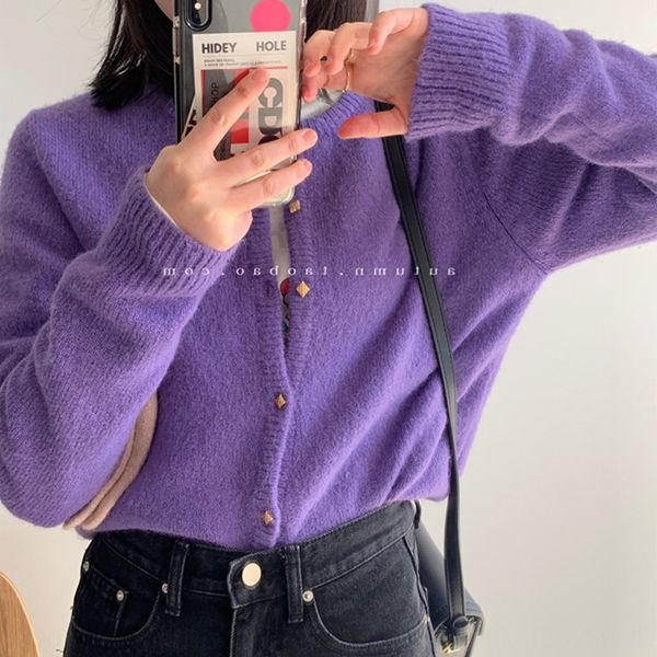 mxu4y 2020 new korean dongdaemun loose purple short knit cardigan overlaid women's 2020 new korean dongdaemun loose purple short knit c, White
mxu4y 2020 new korean dongdaemun loose purple short knit cardigan overlaid women's 2020 new korean dongdaemun loose purple short knit c, White