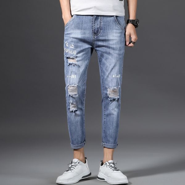 nvabe ripped men's slim fit skinny dad and jeans trousers and jeans stretch nine points korean style trendy all-match long pants fashio, Blue
nvabe ripped men's slim fit skinny dad and jeans trousers and jeans stretch nine points korean style trendy all-match long pants fashio, Blue