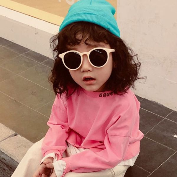 2019 new korean children's sun sun personalized round frame street p sunscreen sunglasses t-stage catwalk glasses, Blue
2019 new korean children's sun sun personalized round frame street p sunscreen sunglasses t-stage catwalk glasses, Blue