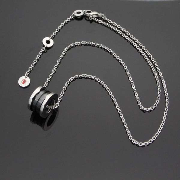 designer little red necklace plated platinum black ceramic little red necklace couples necklace, Silver
designer little red necklace plated platinum black ceramic little red necklace couples necklace, Silver