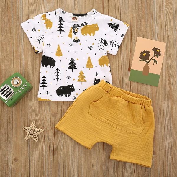 toddler baby boys cartoon outfits set animal printed short sleeve t-shirt shorts set 2020 summer infant kids boy clothing, White
toddler baby boys cartoon outfits set animal printed short sleeve t-shirt shorts set 2020 summer infant kids boy clothing, White