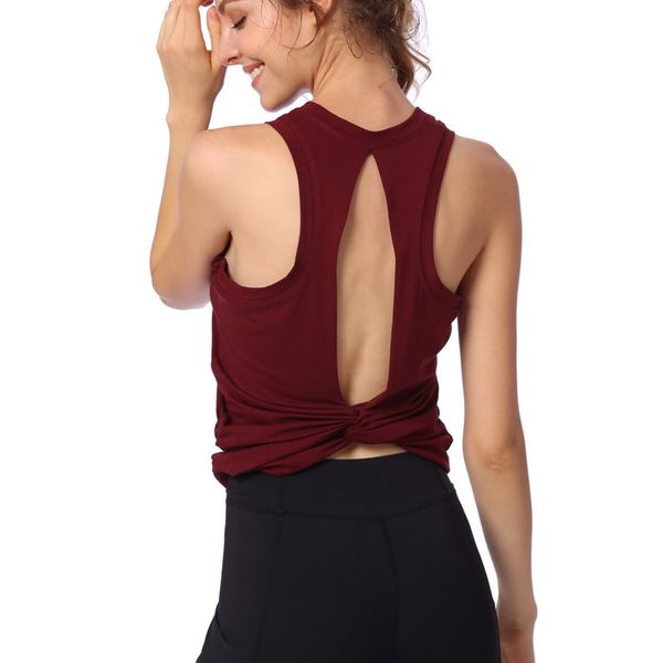 yoga outfits women back holow out fitness vest soft tank sports running quick-drying beautiful, White;red
yoga outfits women back holow out fitness vest soft tank sports running quick-drying beautiful, White;red