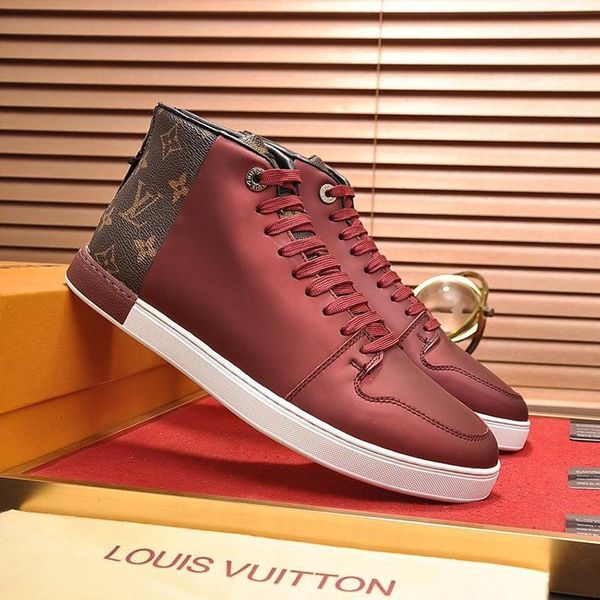 fashion mens shoes with origin box casual shoes autumn and winter vintage footwears lace -up sports breathable men boots, Black
fashion mens shoes with origin box casual shoes autumn and winter vintage footwears lace -up sports breathable men boots, Black