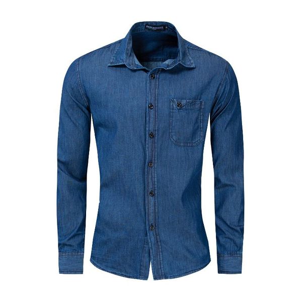 fashion blue denim shirt for men casual cotton male slim fit long sleeve shirts with pocket camisas para hombre solid color, White;black
fashion blue denim shirt for men casual cotton male slim fit long sleeve shirts with pocket camisas para hombre solid color, White;black