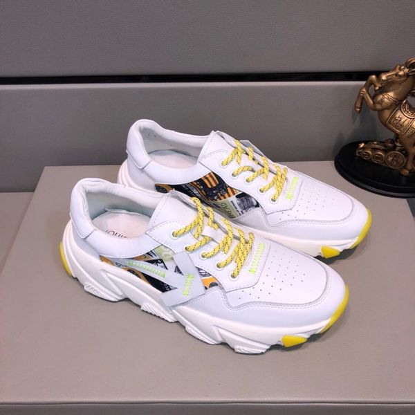 2019i new limited edition men's platform sports shoes, fashion wild white shoes, breathable lace low shoes, original box packaging: 38, Black
2019i new limited edition men's platform sports shoes, fashion wild white shoes, breathable lace low shoes, original box packaging: 38, Black