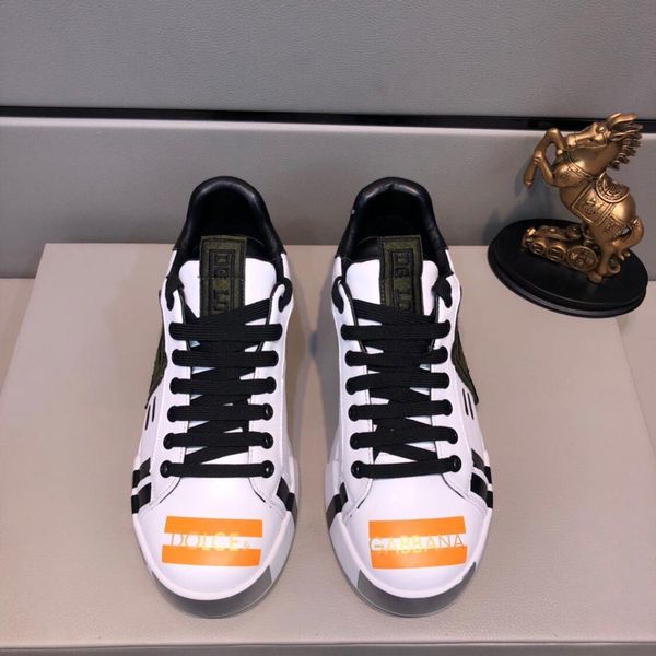 2019w summer new color matching casual shoes, men's personality wild white shoes, comfortable shoes, original box packaging: 38-44, Black
2019w summer new color matching casual shoes, men's personality wild white shoes, comfortable shoes, original box packaging: 38-44, Black
