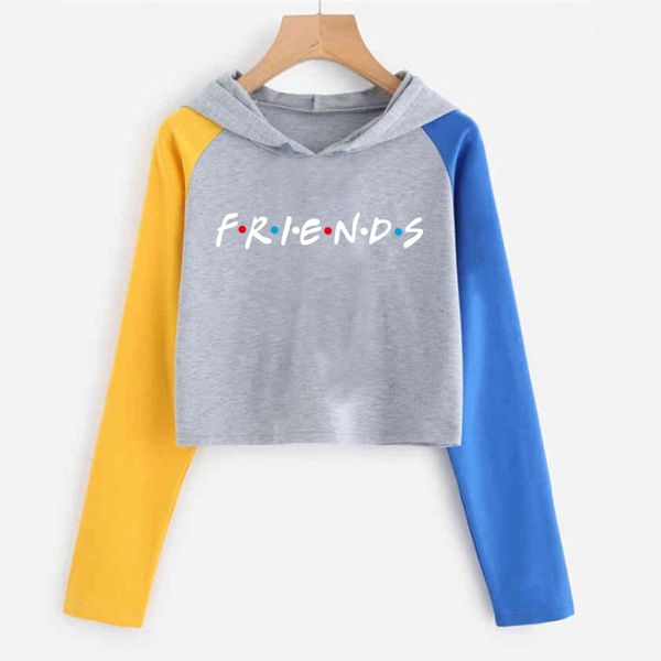 letter friends harajuku printed ladies sweatshirt hoodie long sleeve short pullover spring streetwear women's casual sweatshirt couple, Black
letter friends harajuku printed ladies sweatshirt hoodie long sleeve short pullover spring streetwear women's casual sweatshirt couple, Black