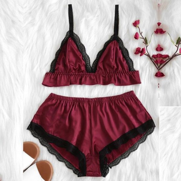 2020 sleepwear women satin lingerie girl lace splice bodysuit sleepwear bodydoll night gown nightwear silk homewear a1, Red;black
2020 sleepwear women satin lingerie girl lace splice bodysuit sleepwear bodydoll night gown nightwear silk homewear a1, Red;black